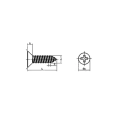 Titanium Self-Tapping Screws with Cross Pan Head